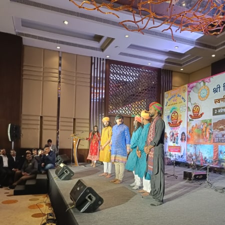 Rajasthnai folk music group